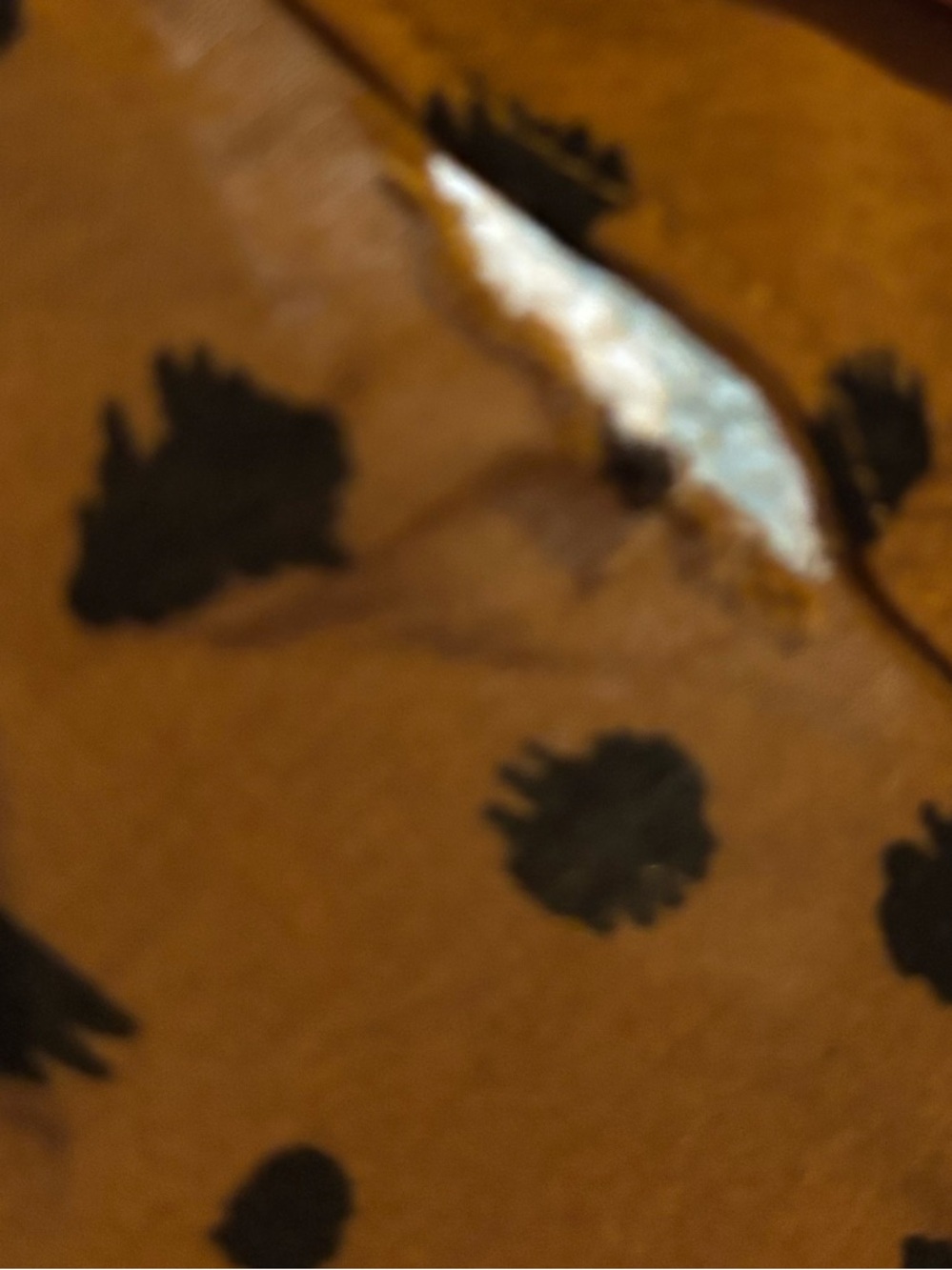 Sonoma Tan Relaxed Cheetah Print Button-Up Blouse XS hole in armpit area - Picture 3 of 7